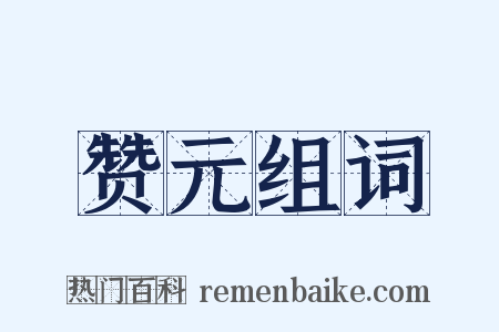 赞元组词是什么意思的图片